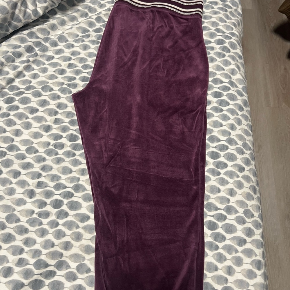 Victoria Secret Velour SweatPants Size L